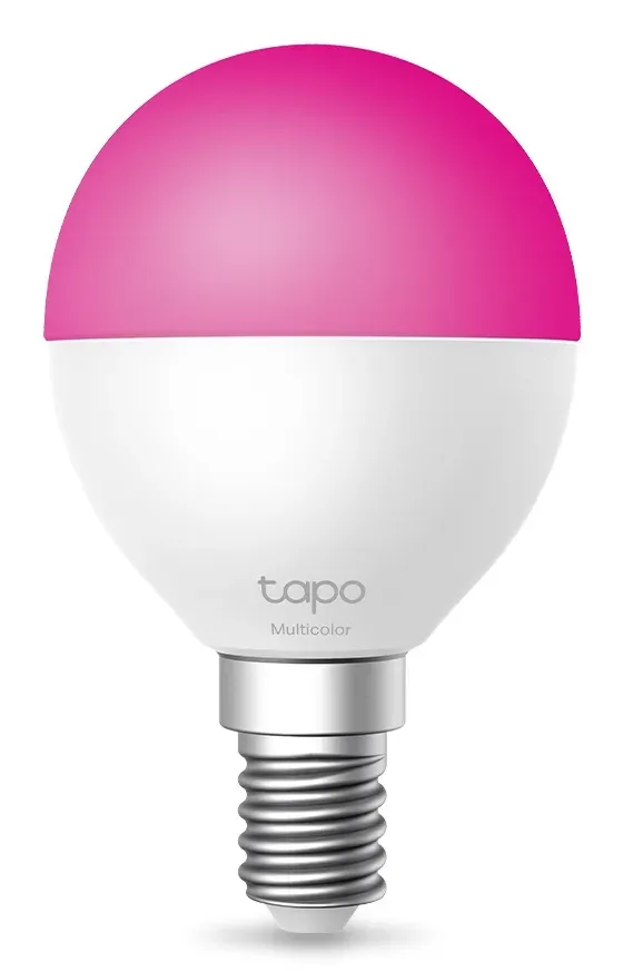 TP-Link Tapo L430P chytrá WiFi stmívatelná LED žárovka (barevná,2500K-6500K,470lm,2,4GHz,E14)