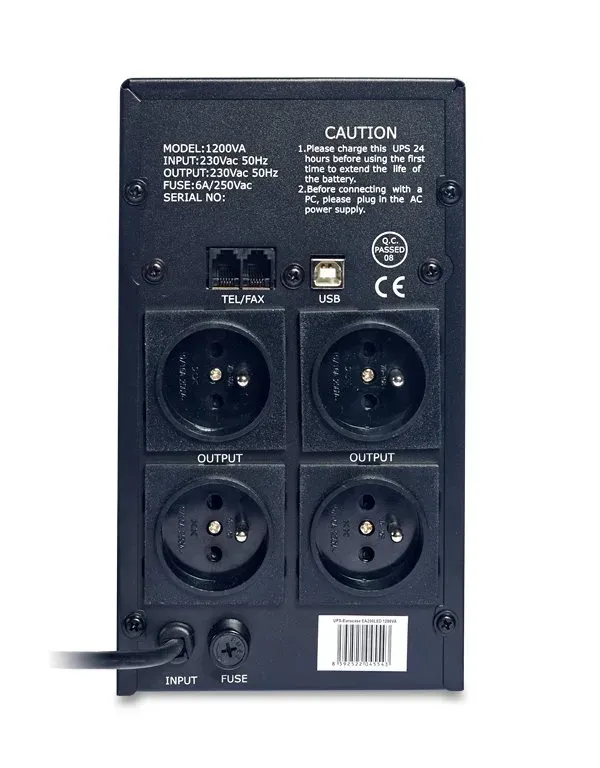 EUROCASE UPS EA200LED 1200VA line interactive