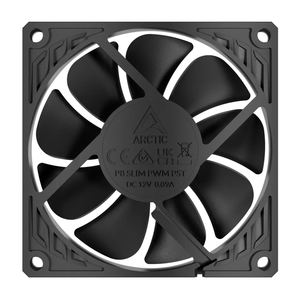 ARCTIC P8 SLIM PWM PST ventilátor - 80mm