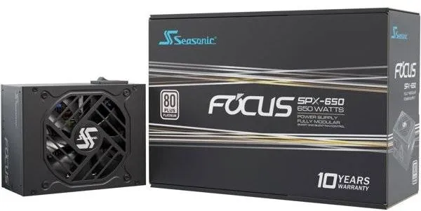 SEASONIC zdroj 650W FOCUS SPX-650, SFX, 80+ Platinum