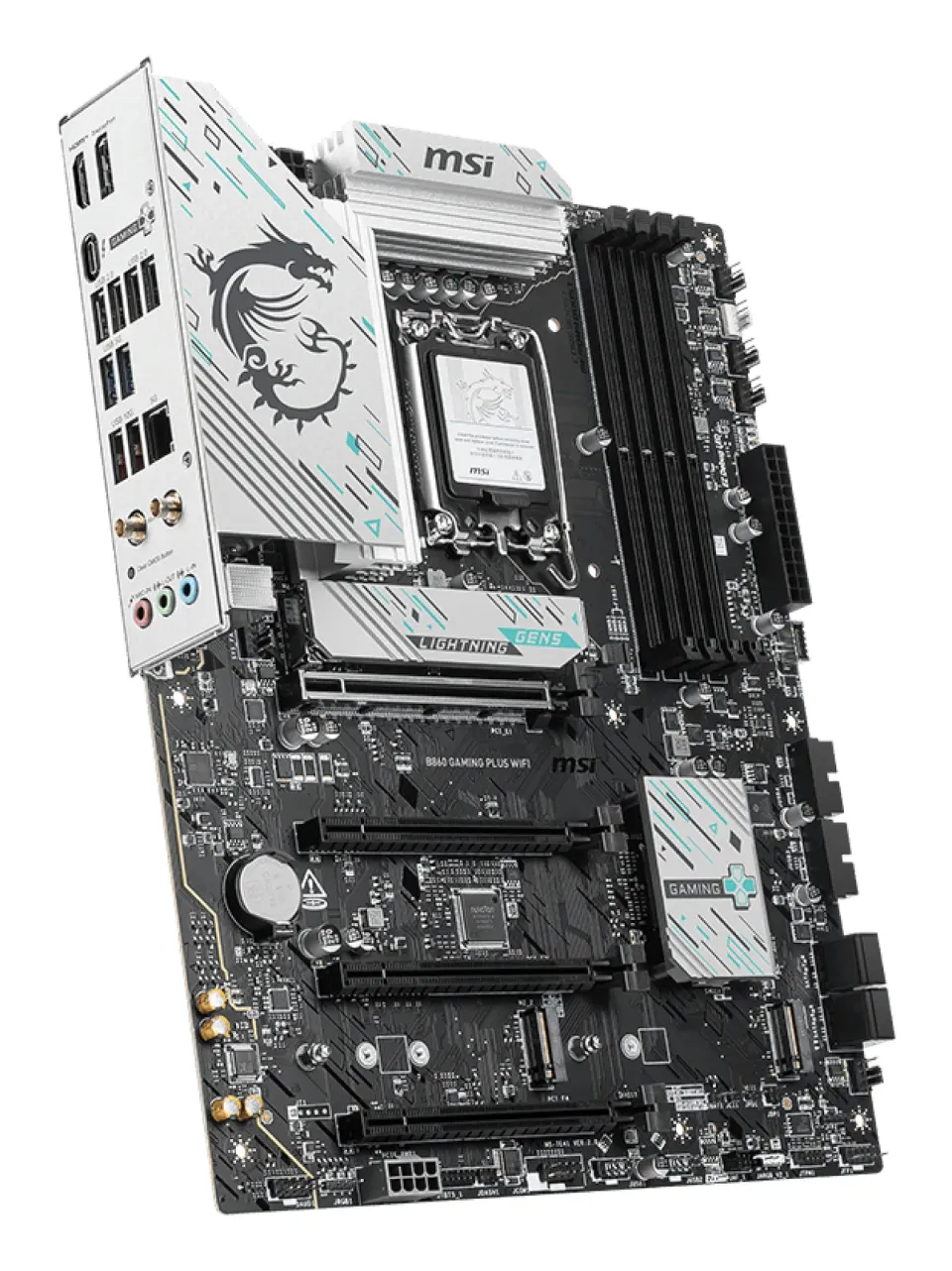 MSI B860 GAMING PLUS WIFI, Intel B860, LGA1851, 4xDDR5, ATX