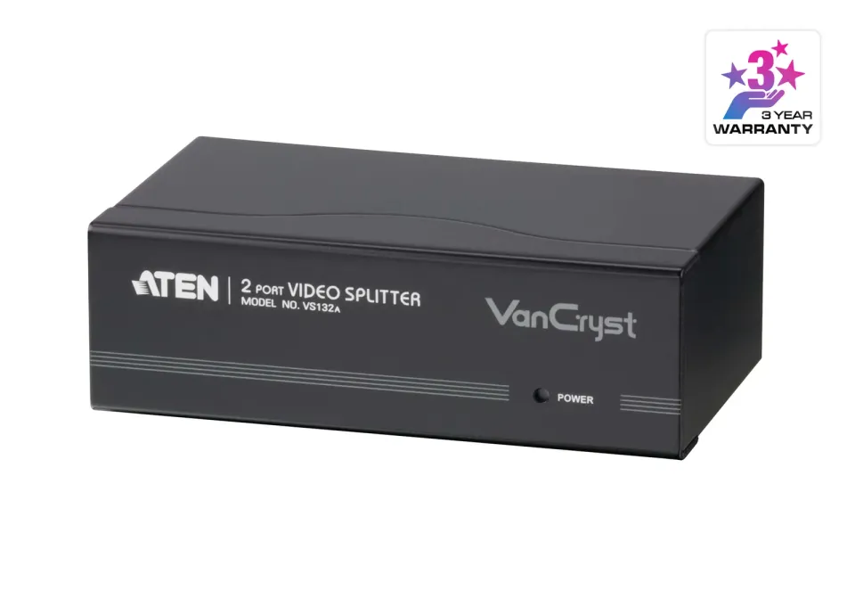 ATEN Video rozbočovač 1 PC - 2 VGA 450 MHz
