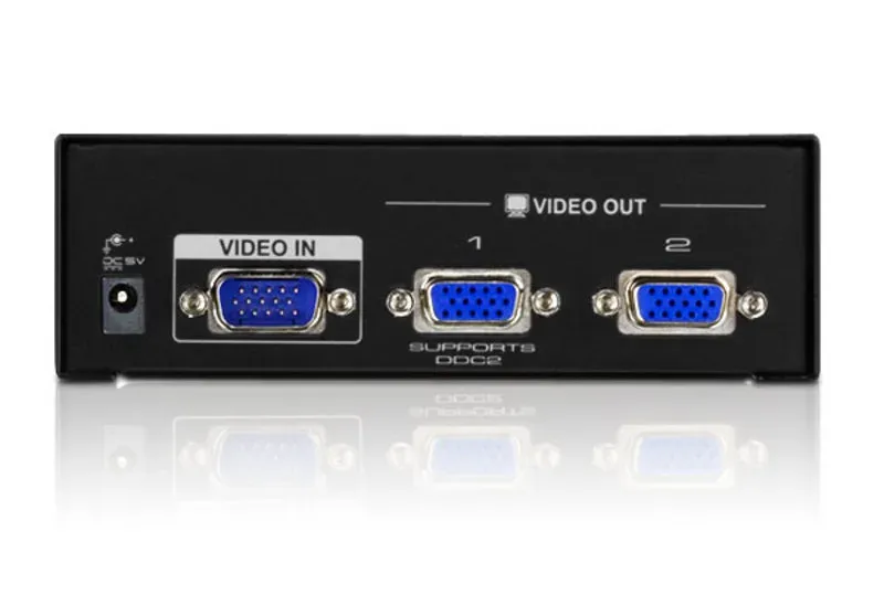 ATEN Video rozbočovač 1 PC - 2 VGA 450 MHz