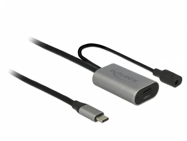 Delock Aktivní prodlužovací kabel USB 3.1 Gen 1 USB Type-C 5 m