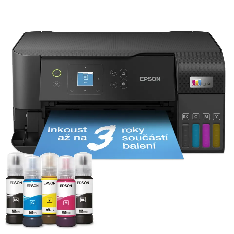 EPSON EcoTank L3560- A4/33-20ppm/4ink/Wi-Fi/CISS/