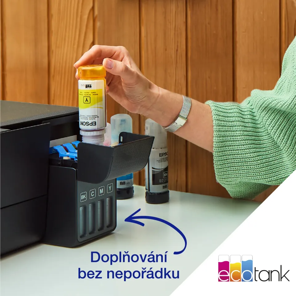 EPSON EcoTank L3560- A4/33-20ppm/4ink/Wi-Fi/CISS/