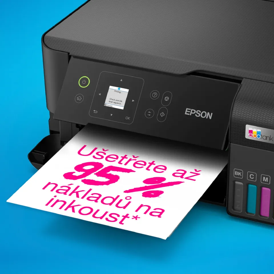 EPSON EcoTank L3560- A4/33-20ppm/4ink/Wi-Fi/CISS/
