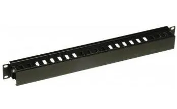 PremiumCord Vázací panel 1U do 19" racku, 40x60mm, 9005