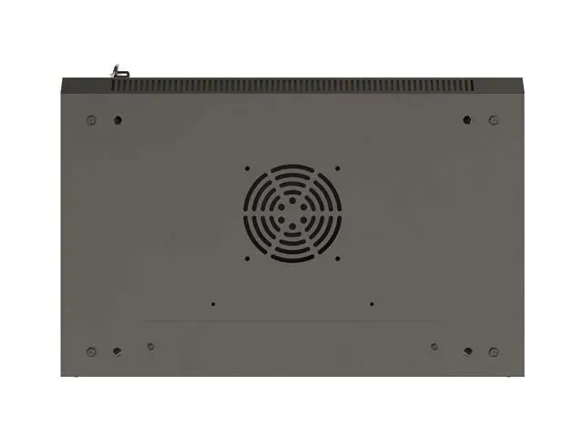 LANBERG 19" RACKOVÁ SKŘÍŇ PRO MONTÁŽ NA STĚNU 12U/540X350 (PLOCHÉ BALENÍ) S PROSKLENÝMI DVEŘMI ČERNÁ