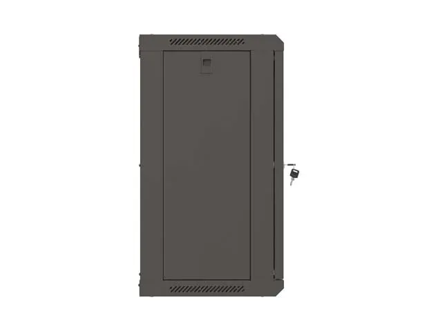 LANBERG 19" RACKOVÁ SKŘÍŇ PRO MONTÁŽ NA STĚNU 12U/540X350 (PLOCHÉ BALENÍ) S PROSKLENÝMI DVEŘMI ČERNÁ