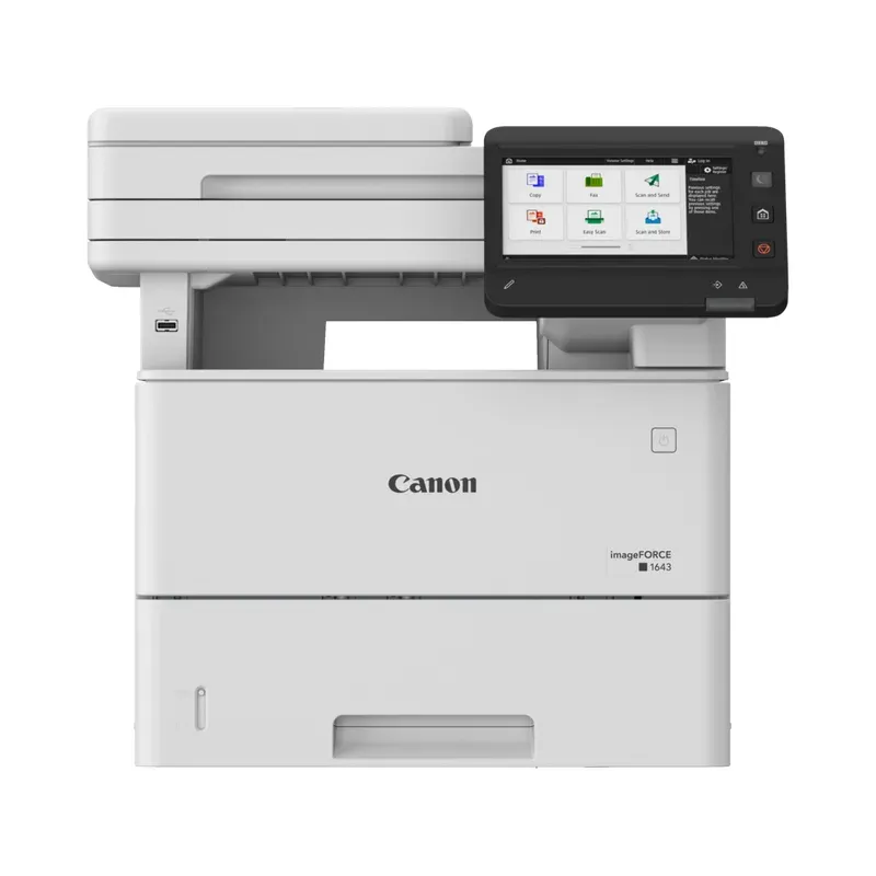 Canon imageFORCE 1643 černobílá laserová MF (kopírování/tisk/skenování/odesílání) A4, 43str./min., LCD, USB, LAN, Wi-Fi