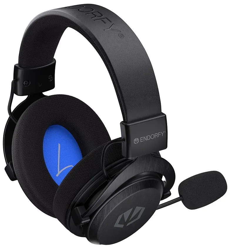 Endorfy headset VIRO Infra Wireless lehký / USB-C / BT / pop-up filtr / černý