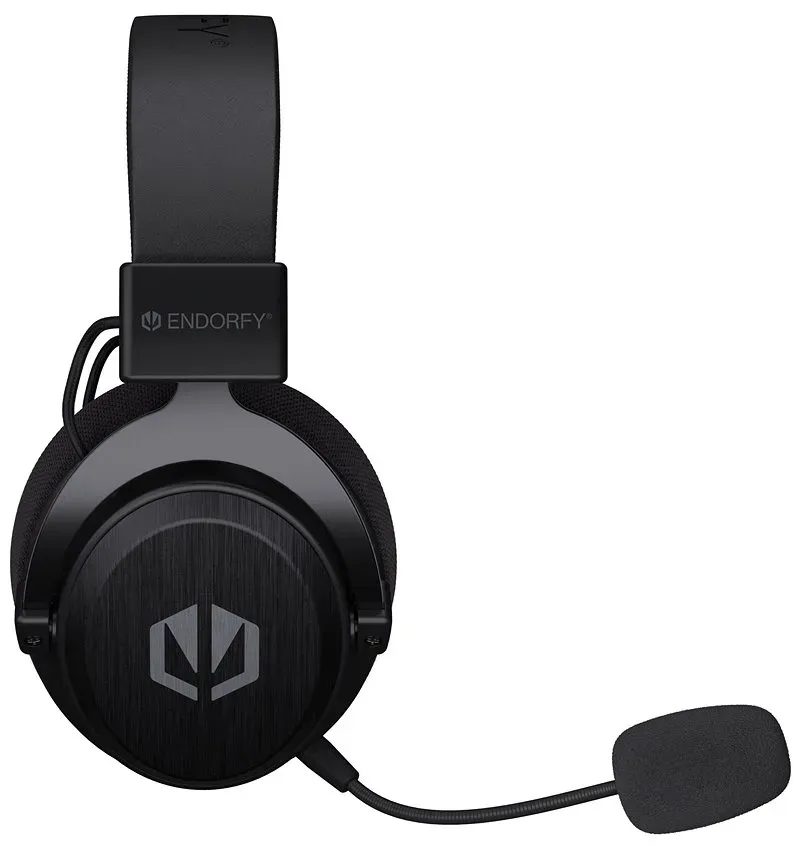 Endorfy headset VIRO Infra Wireless lehký / USB-C / BT / pop-up filtr / černý