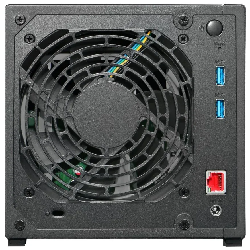 Asustor NAS AS1204T 4x 3,5" SATA/ Realtek RTD1619B, Quad Core 1.7 GHz, 1 GB DDR4 RAM, 1x 2.5GLAN, 3x USB3.2 Gen1
