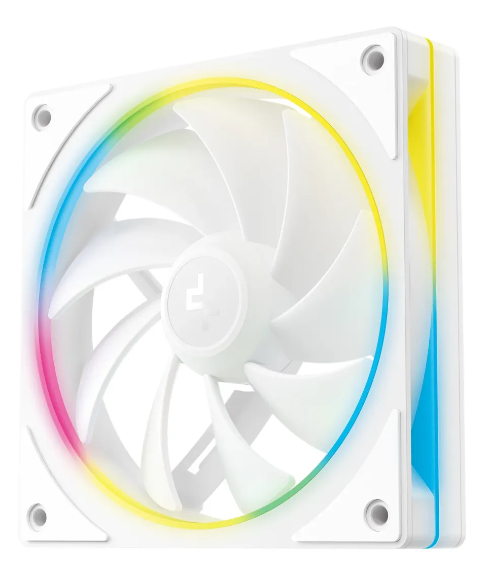 DEEPCOOL Ventilátor FL12 SE WH 3v1, 3x 120mm, ARGB, bílá
