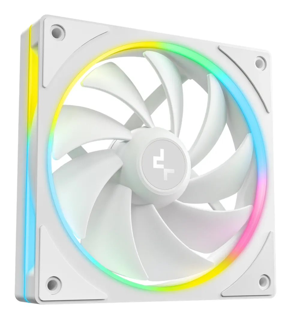 DEEPCOOL Ventilátor FL12 SE WH 3v1, 3x 120mm, ARGB, bílá