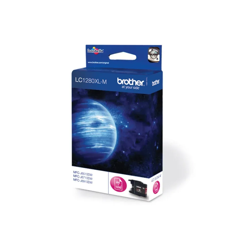 BROTHER LC-1280XLM originální náplň purpurová - 1200 stran