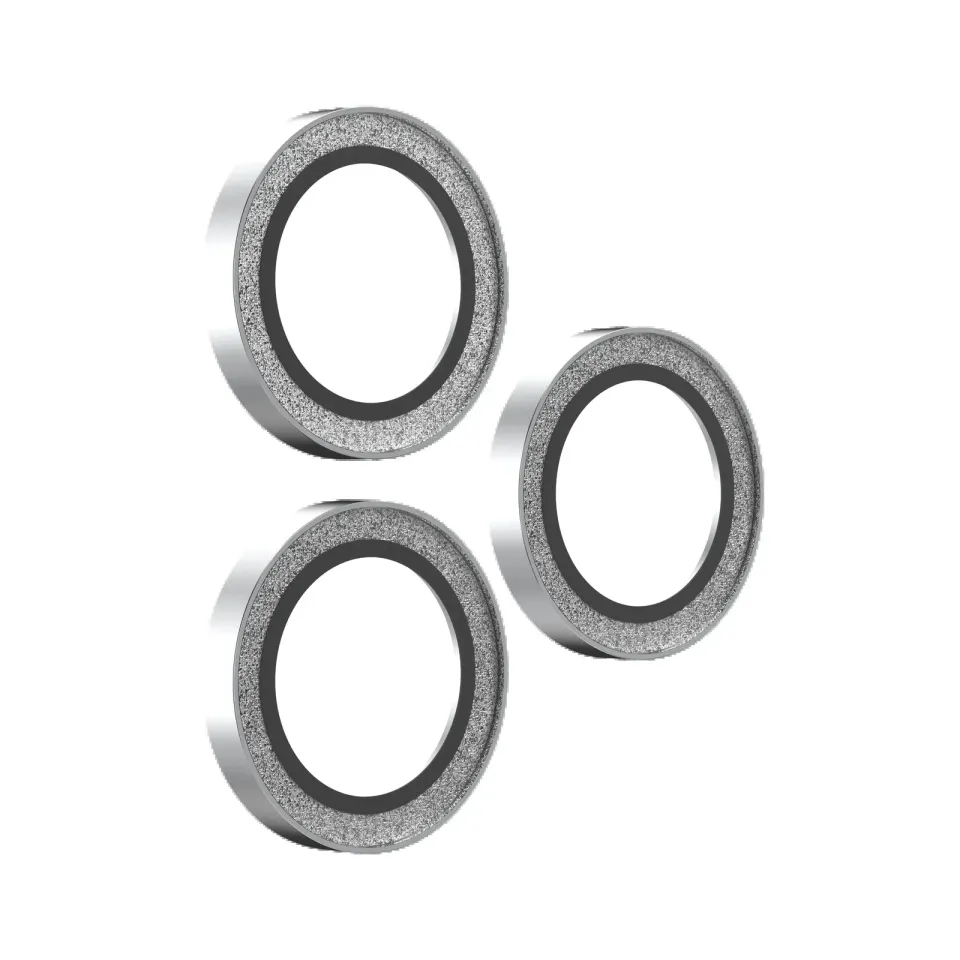 Glass Elite Anti-Reflective Camera Rings for Apple iPhone 18 Pro Max / 18 Pro - Diamond