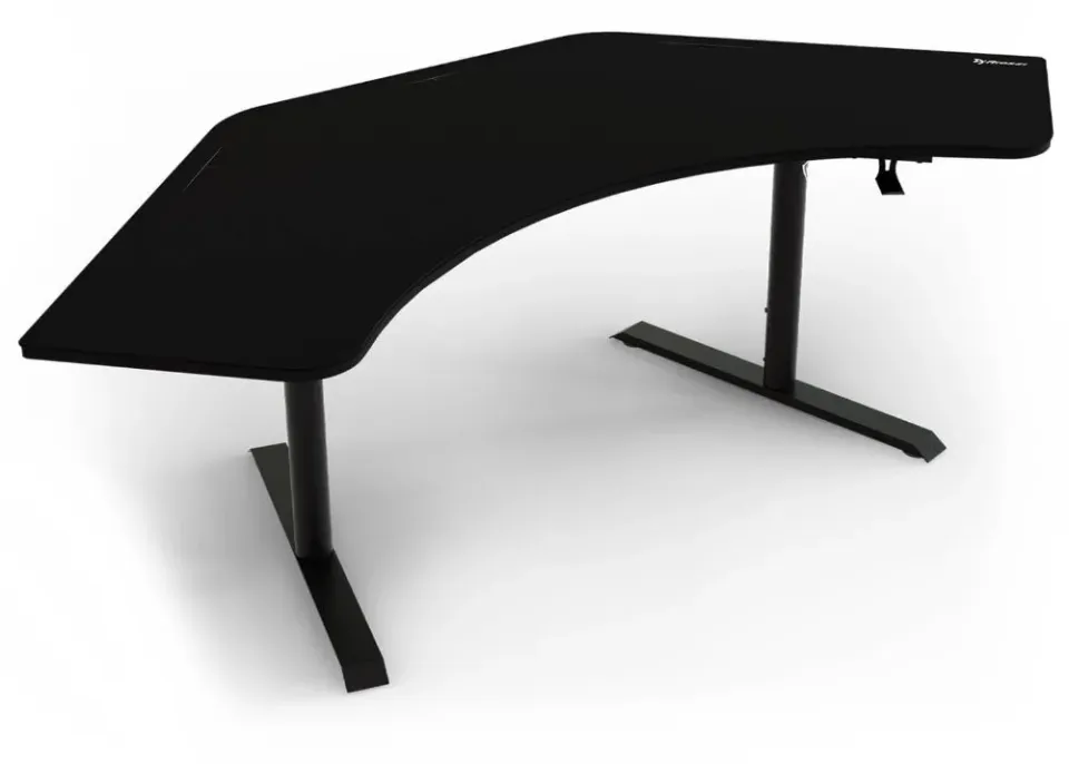 AROZZI herní stůl ARENA ANGELO Pure Black/ rohový/ černý