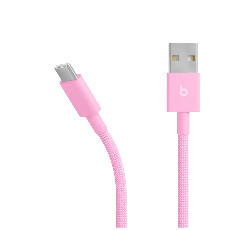 Beats USB-A / USB-C Woven Cable (1.5m)- Power Pink