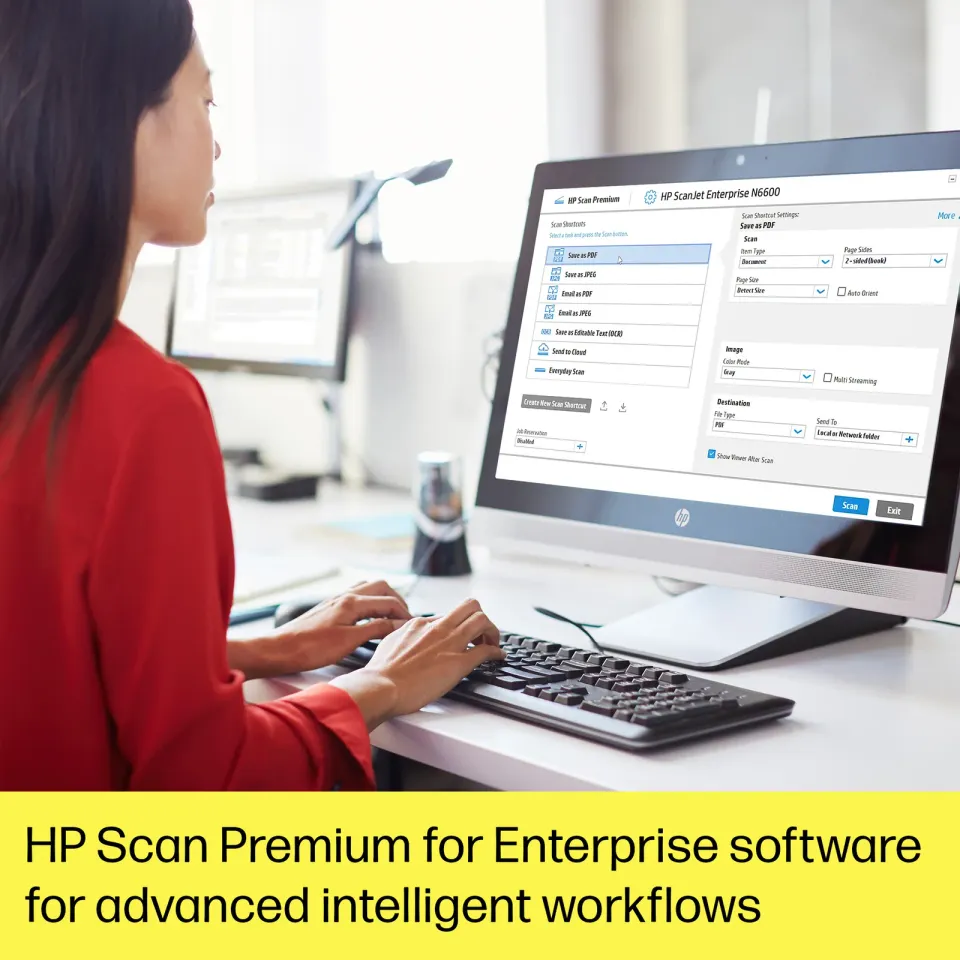 HP ScanJet Ent Flow N6600 fnw1 Scanner