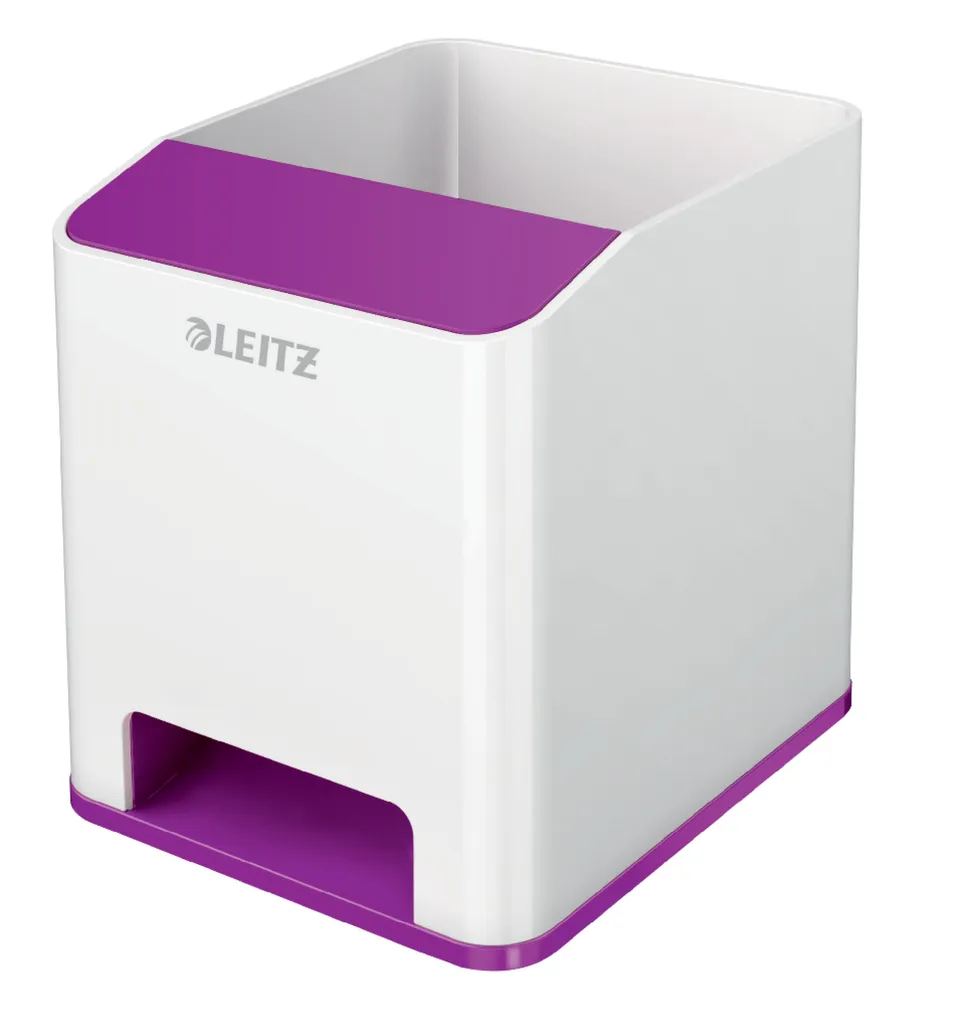 LEITZ Stojánek na tužky WOW hudební, bílá/fialová