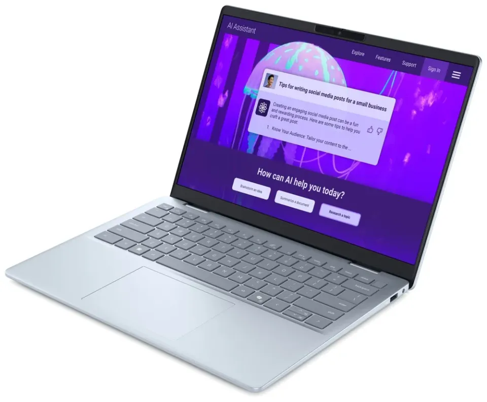 DELL 14 Plus DB14250/ Ultra 7 258V/ 32GB/ 1TB SSD/ 14" 2.5K/ FPR/ W11Pro/ modrý/ 3Y Basic on-site