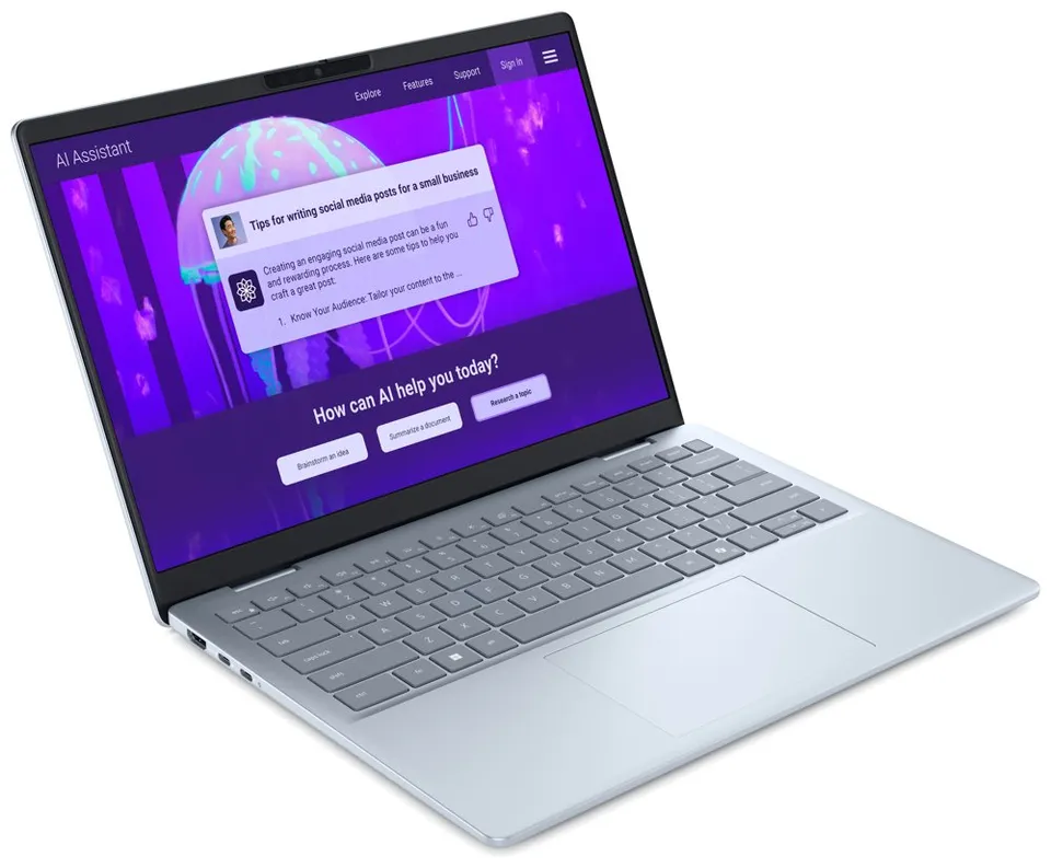 DELL 14 Plus DB14250/ Ultra 7 258V/ 32GB/ 1TB SSD/ 14" 2.5K/ FPR/ W11Pro/ modrý/ 3Y Basic on-site