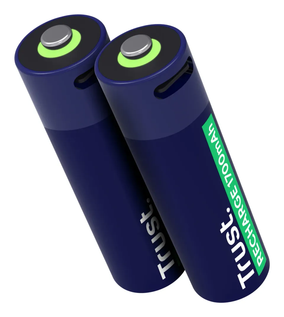 TRUST USB-C RECHARGEABLE BATTERIES 2P - AA