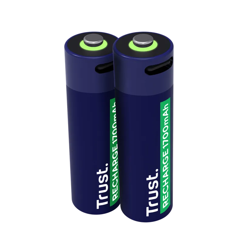 TRUST USB-C RECHARGEABLE BATTERIES 2P - AA