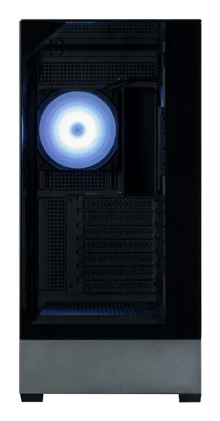 Zalman skříň P40 Prism Plus / midT / 4x120mm ARGB fan / 2xUSB 3.0 / USB-C / panoramatická / černá