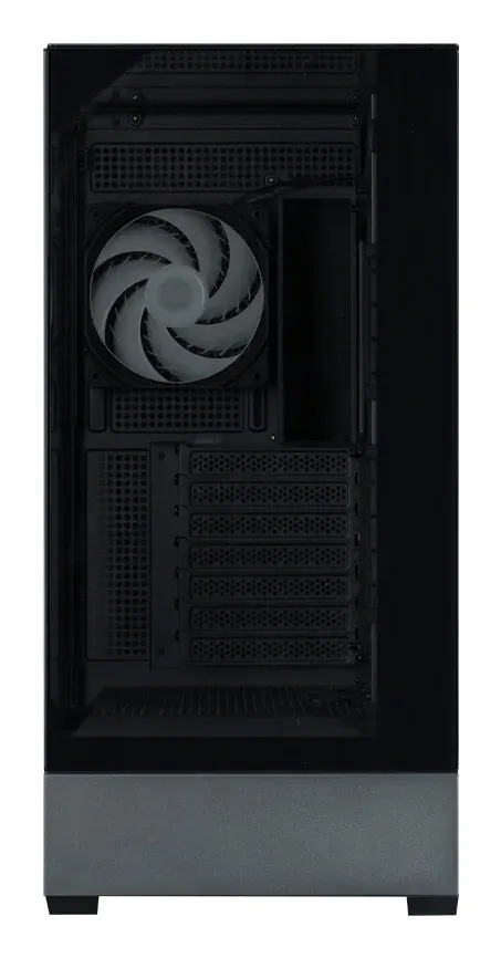 Zalman skříň P40 Prism Plus / midT / 4x120mm ARGB fan / 2xUSB 3.0 / USB-C / panoramatická / černá