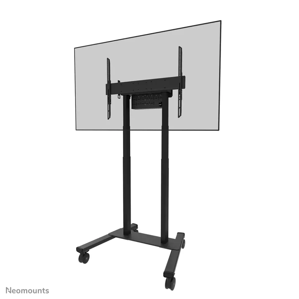 Neomounts FL55-875BL1/Držák displeje/vozík/55-100"/4 kolečka/VESA 800X600/nosn. 110kg/mot. nast.výšky/černý