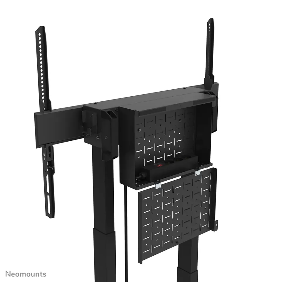 Neomounts FL55-875BL1/Držák displeje/vozík/55-100"/4 kolečka/VESA 800X600/nosn. 110kg/mot. nast.výšky/černý