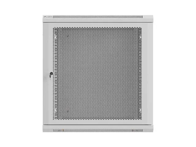 LANBERG NÁSTĚNNÁ INSTALAČNÍ SKŘÍŇ 19" 12U 600X600 ŠEDÉ PERFOROVANÉ DVEŘE (PLOCHÉ BALENÍ)