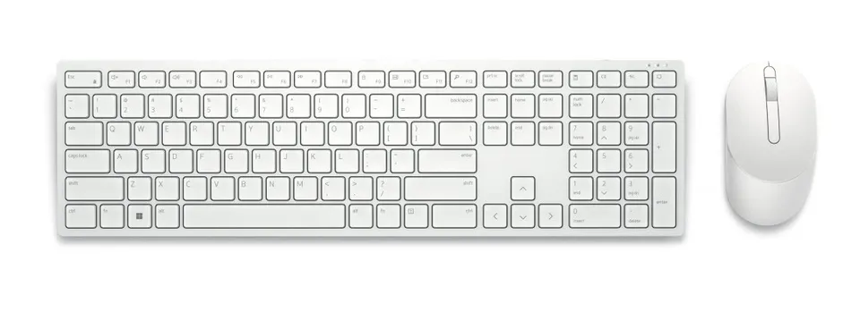 Dell klávesnice + myš, KM5221W, bezdrát.CZ/SK bílá