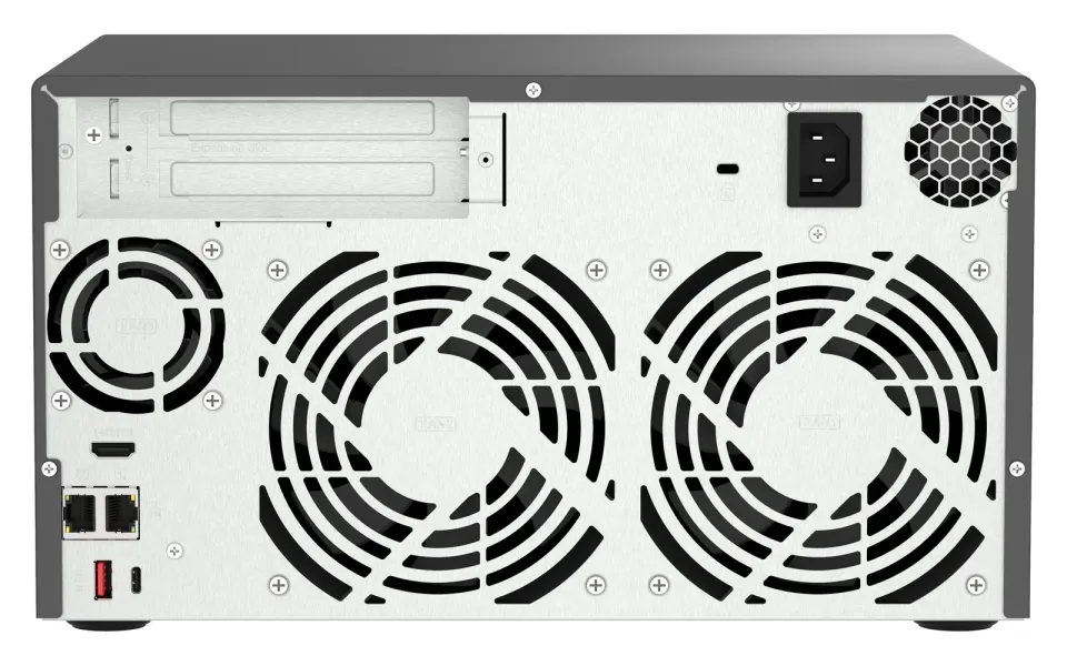 QNAP TVS-h874-i5-32G (6core 4,4GHz, ZFS, 32GB RAM, 8x SATA, 2x M.2 NVMe, 2x PCIe, 2x 2,5GbE, HDMI)