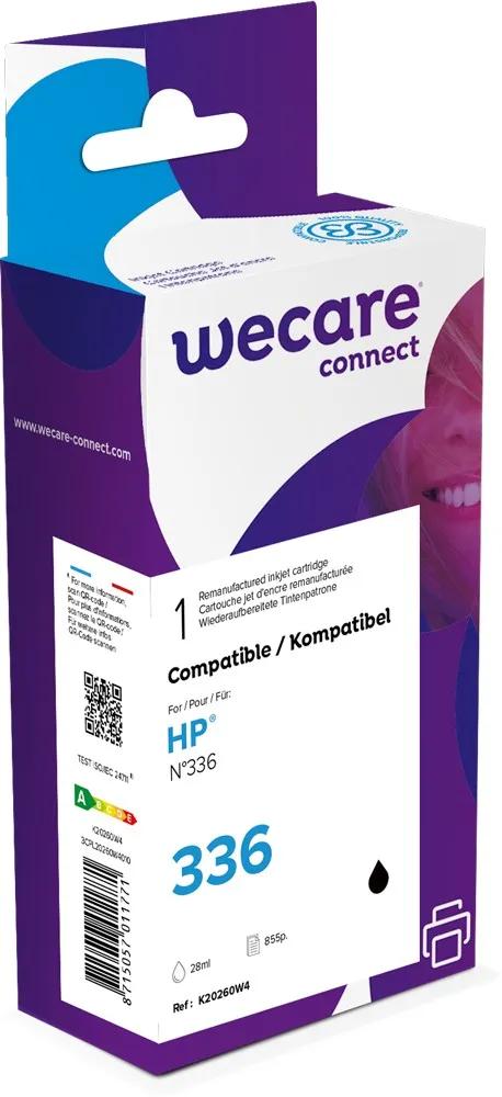 WECARE ARMOR ink kompatibilní s HP C9362E,černá/black
