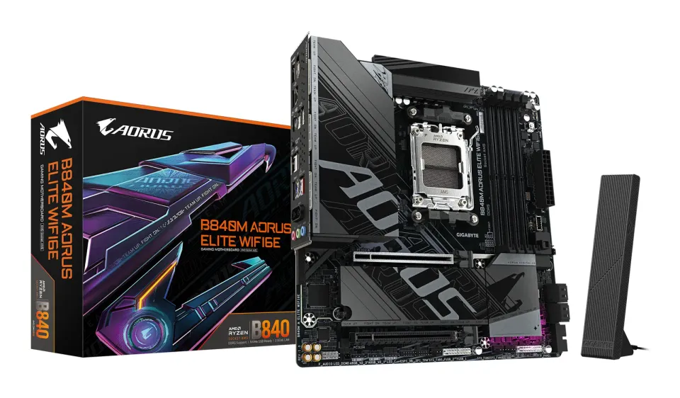 GIGABYTE B840M AORUS ELITE WIFI6E/AM5/mATX