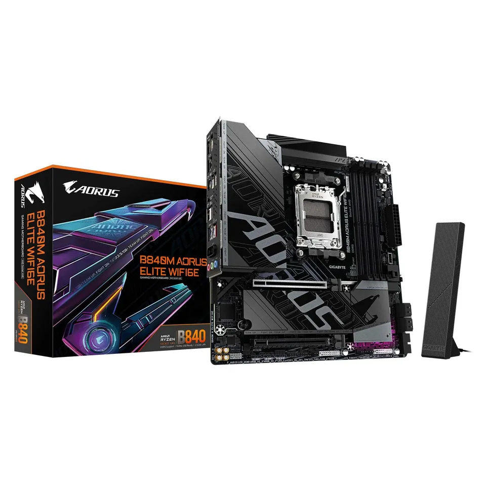 GIGABYTE B840M AORUS ELITE WIFI6E/AM5/mATX