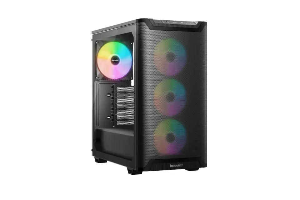 Be quiet! skříň PURE BASE 501LX / ATX / 4xARGB fan / USB-C / 2xUSB 3.2 / temperované sklo / černá