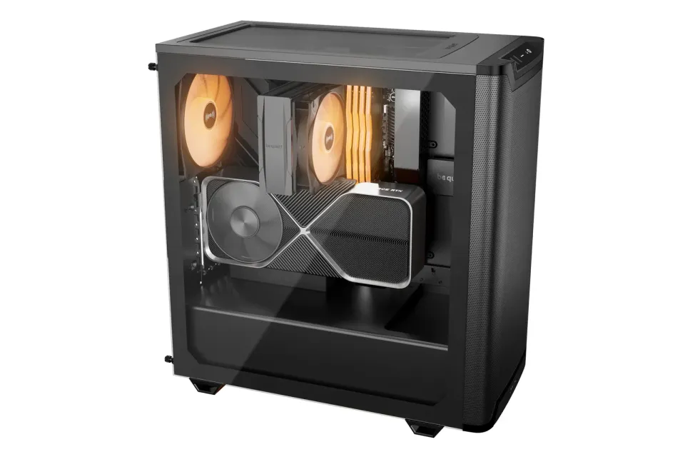 Be quiet! skříň PURE BASE 501LX / ATX / 4xARGB fan / USB-C / 2xUSB 3.2 / temperované sklo / černá