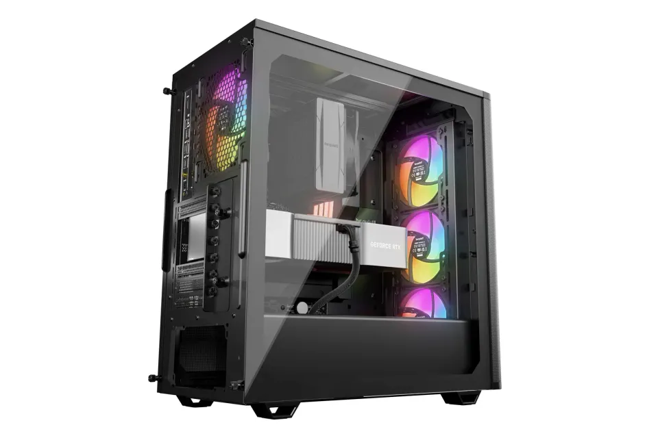 Be quiet! skříň PURE BASE 501LX / ATX / 4xARGB fan / USB-C / 2xUSB 3.2 / temperované sklo / černá