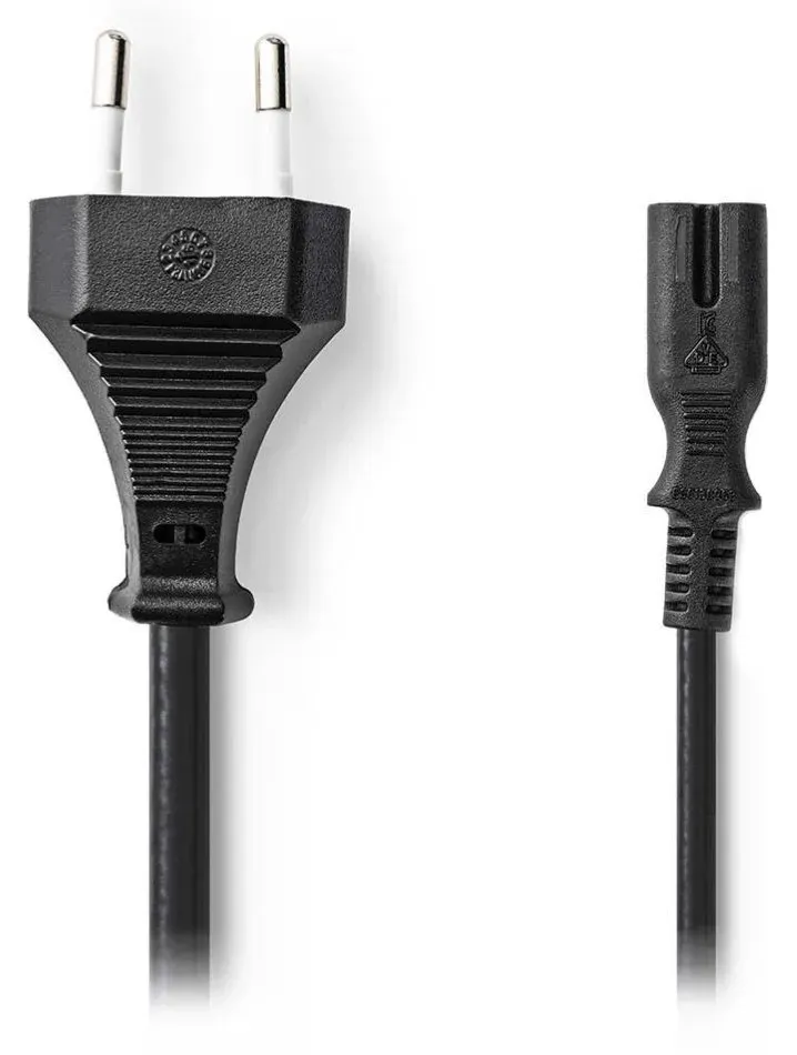 Nedis CEGL11040BK30 - Napájecí Kabel | Euro Zástrčka – IEC-320-C7 | 3 m | Černá