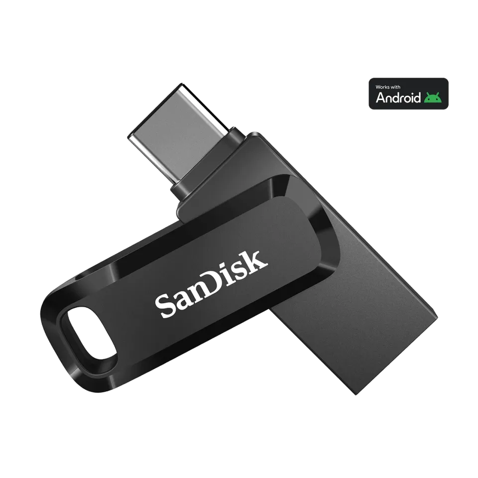 SanDisk Ultra Dual Drive Go 128GB USB 3.2 USB-A + USB-C fialový