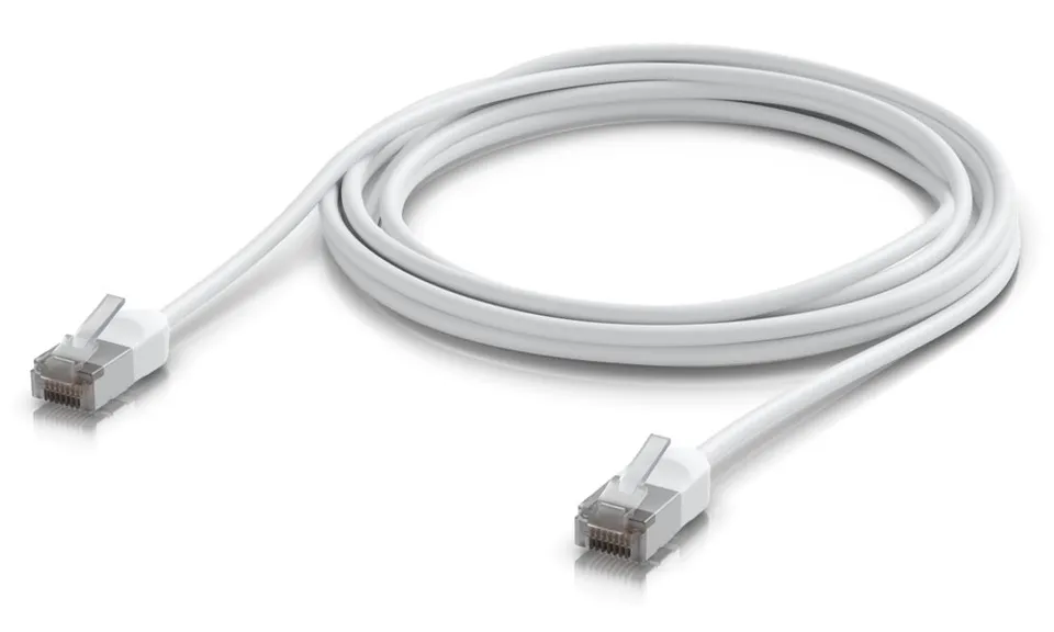 Ubiquiti UniFi Premium Patch Cable Outdoor 3m - Patch kabel, Cat6a, venkovní, bílý, 3m