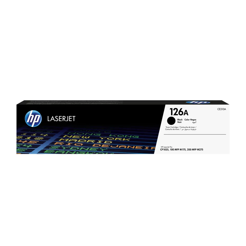 HP CE310A originální toner černý č.126A black cca 1200 stran (LJ color CP1025, color LJ Pro 100, M275)