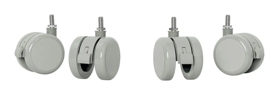 Leitz kolečka k výškově nastavitelnému elektrickému ergonomickému stolu Leitz Er