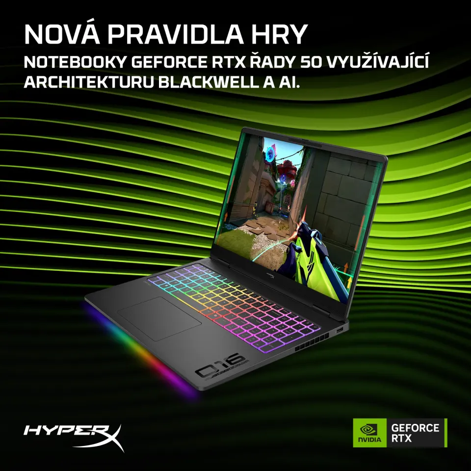 NTB HyperX OMEN MAX 16-ah1003nc, Ultra 9-290HX+, 16" 2560x1600 240Hz, 64GB DDR5, SSD 2TB, RTX 5090, Win 11, 2Y Onsite