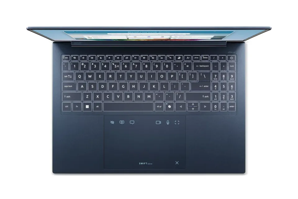 Acer Swift Edge 16 AI/SFE16-I51-74HC/U7-355/16"/2880x1800/16GB/512GB/Intel int/W11H/Blue/2R